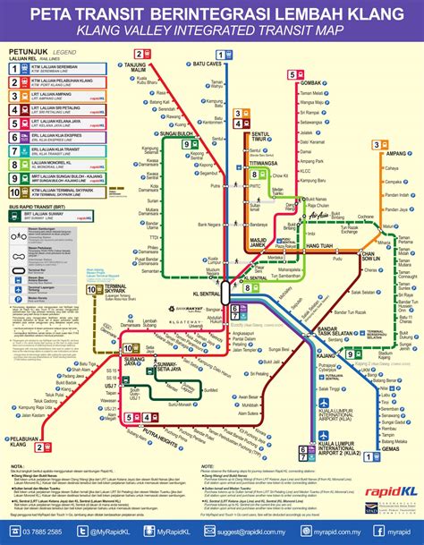 kuala lumpur mrt map